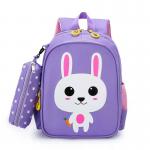 Kindergarten Polyester Cartoon Animal Backpack For Children for sale