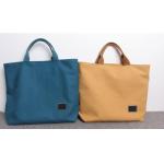 Ladies Natural Canvas Tote Bags With High Durability OEM Acceptable for sale
