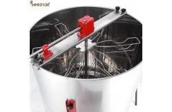 China Apicultura 6 Frames Stainless Steel Manual Honey Extractor Beekeeping Equipment supplier