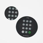 Electronic password button