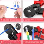 Square Ferrule Wire Crimper Set Multifunctional For Electrical Repair