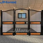 Custom Security Permanent Bamboo European Horse Stall Hot Dipping Galvanized for sale