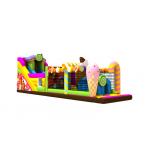 Candy 0.55mm Pvc Tarpaulin Inflatable Obstacle Courses