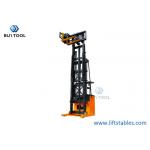 Electric Three Way Stacker Forklift 1500kg 6000mm Lifting Height for sale