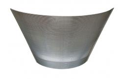 China Width 60mm Slot 0.5mm Wedge Wire Strainer For Sand And Gravels supplier