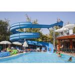 Water Amusement Theme Park Pool Fiberglass Slide For Kids Play Customized Color for sale