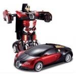 Transformers 4 battle robot electric acousto-optic toy remote control car Bugatti for sale