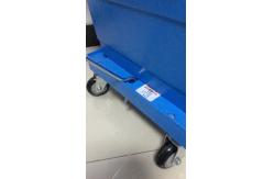 China 3 Inches Four PU Wheels Plastic Stacking Dolly Rudder Moving Customized supplier