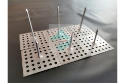China 40mm Square Iso Perforated Base Insulation Hanger Fixing Stone Wool Panel supplier