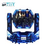 Two Seats 9D VR Simulator 8.0KW With Roller Coaster VR Simulation Game for sale