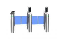 China IP44 SS304 Access Control Turnstile 40W BLDC Motor Pedestrian Swing Turnstile supplier
