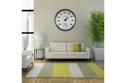 China Round Elegant Indoor Outdoor Thermometer With Temperature / Hygrometer Reading supplier
