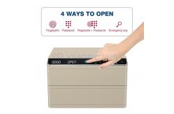 China Double Layers Auto Open Safe For Documents And Jewelry With Solid Steel supplier