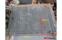 China API RP 13C Conformed Hook Strip Flat Shaker Screen 100 Mesh 1000x1024mm supplier