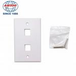 Structural 2 Port Network Cable Faceplate 120 Type Data Point Faceplate for sale
