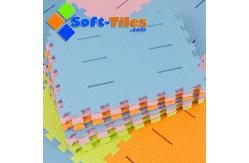 China 55*40cm 2.0cm Interlocking Shower Mat / Anti Slip Foam Bath Mat supplier