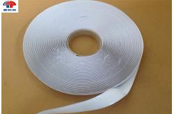 China 25mm Wide Self Adhesive Hook and Loop Tape , White Nylon hook & loop fasteners supplier