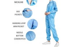 China ESD Cleanroom Coverall Antistatic Lab Coats ESD Suit Work Clothes supplier