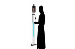 China OEM ODM FDA Approved Infrared Thermometer with sanitizer dispenser supplier