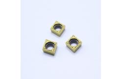 China Fracture Resistance Cermet Turning Tool Inserts Good Surface Smoothness CCMT09T302-1PP PV2110 supplier