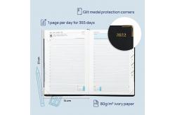 China OEM ODM Brown Academic Daily Planner 2023 1 Page Per Day design supplier
