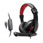 108dB Plastic Leather Omni LED Wired Gaming Headphone for sale