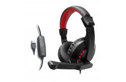 China 108dB Plastic Leather Omni LED Wired Gaming Headphone supplier