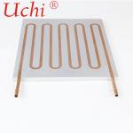 High Dense Bending Copper Pipe Water Cooling Plate , Fast Cooling Water Cold Plate for sale