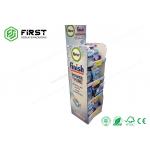 Custom Made Printing Advertising Retail Cardboard Shelf Paper Floor Display Stand