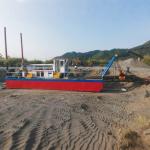Customizable 15m Pumping Depth Cutter Suction Dredger With 900 Cbm/h Solid Capacity And 193kw Cummins Engine