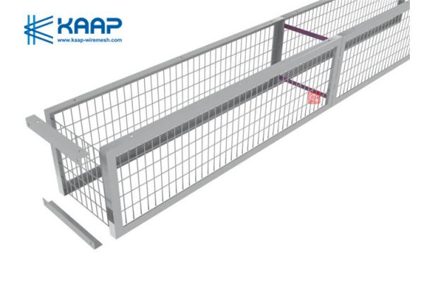 Galvanized Welded Mesh Gabion , Rock Gabion Baskets Strong Frame Structure