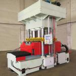 Double Moulds Wood Chips Hot Press Wood Pallet Machine in India for sale