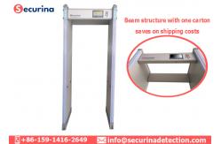 China High End Security Gate Scanner , Metal Detector Walk Through Gate 60 Zones supplier