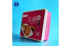 China Small IML Box Moon Biscuits Cheese Cake Plastic Container Anti - Scratch supplier