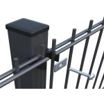 Pvc Coated Double Wire Mesh Fence , Durable Metal Mesh Fencing Easy Install for sale