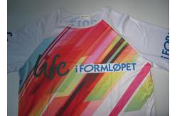 China Sublimation Custom Printed Sport T Shirts Running T Shirt Quick Dry supplier