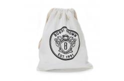 China Eco Friendly Canvas Muslin Small Cotton Drawstring Bags Reusable Drawstring Makeup Pouch supplier