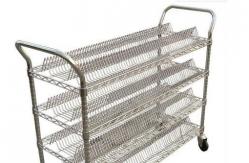 China ESD SMT Storage Cart Anti Static Shelf Trolley For Electronics Industry supplier
