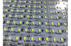 China IP20 Waterproof Rigid LED Strip Lights With Glue Tape PCB Width 10mm supplier