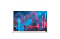 China 4k Uhd 65 75inch Frameless Model Flat Screen Led Lcd Smart Android Tv supplier