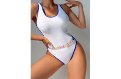 China High Elasticity Ladies One Piece Swimsuit Nylon Medium Thickness supplier