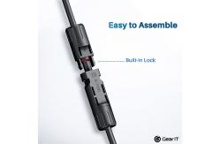 China 20FT 10AWG Solar Panel Extension Cable With Male Female Connectors supplier
