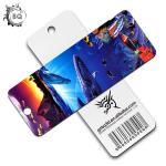 Cartoon Design Offset Prining 3d  Custom Printed Bookmarks Plastic PET For Kids