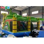 Zoo Themed Inflatable Bounce House Children'S Playground Water Slide