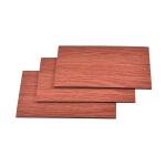 Thickness 3mm Wooden Aluminum Composite Panel Lightweight Impact Resistant for sale
