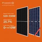 520W Canadian Thin Film Solar Panel Monocrystalline Solar Cell Flexible 525W Self Cleaning for sale