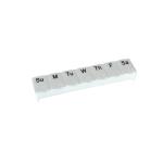 Locking Bpa Free Pill Case Organizer Empty Travel Medicine Storage Box With Braille for sale