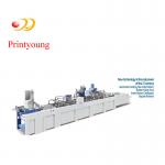 Paper Bag Bottom Gluing Machine With Automatic Feeding Machine for sale