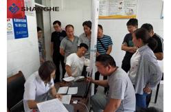 China Medical Voice Guidance Automatic Height And Weight Machine , Printer Electronic Body Weight Scale supplier