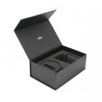 Custom Magnetic Customized Black Luxury Rigid Cardboard Gift Box with Foam Packaging